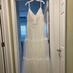 Melissa Sweet Boho Wedding Dress 18W